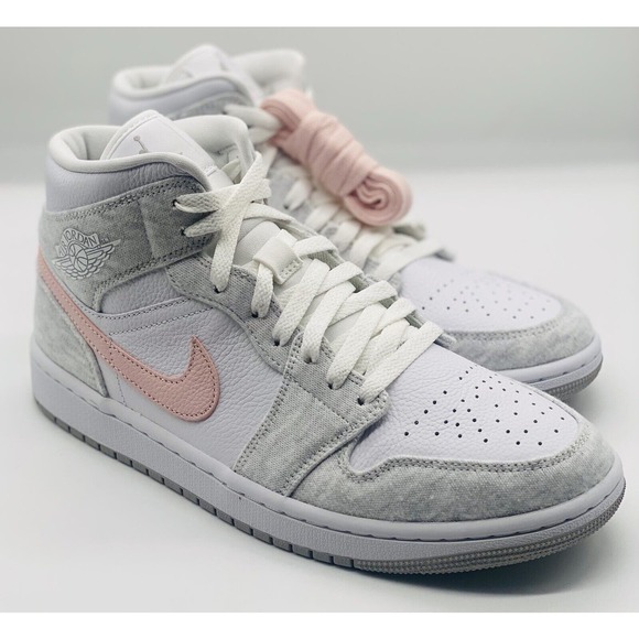 NEW Nike Air Jordan 1 Mid SE Light Iron Ore White DN4045-001 Women's Size 10.5 - Picture 3 of 7